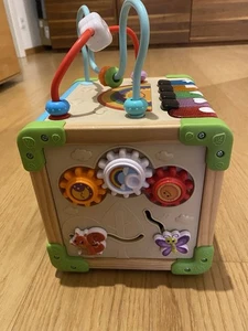 Vtech Interaktiver Holz Spielwürfel Mit verschiedenen Liedern und Musik - Bild 1 von 2