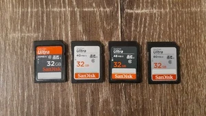 1 x GENUINE SanDisk Ultra 32GB SD Memory Card (Class 10) Full Sized SDHC - Picture 1 of 2