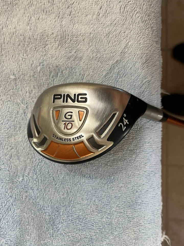Ping G10 24* Hybrid-Ping TFC 129 Soft Reg Graph shaft Very Good - Image 1 of 4