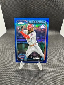 2024 Topps Pro Debut - Chrome Emaarion Boyd #PDC-2 Blue Refractor 086/150 - Picture 1 of 7