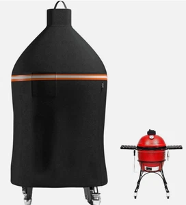 Kamado Joe BJ-GC24BWFS Big Joe 24 pulgadas Cubierta de parrilla de carbón con protección UV negra - Imagen 1 de 7