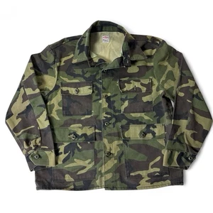 Vintage Pointer Brand Camo Chore Jacket Coat Camoflage USA 90s Military XL - Picture 1 of 14