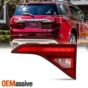 For 2017-2019 GMC Acadia LED Running Chrome Red Tail Light Inner Right Passenger - Picture 1 of 7
