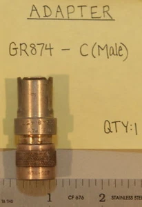 GR874 to C Male Adapter - Picture 1 of 1