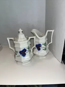 Henry Ford Museum Greenfield Village by Iroquois Creamer and Sugar Bowl - Picture 1 of 3