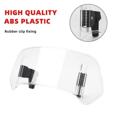 Motorcycle Windshield Universal Wind Deflector Adjustable Spoiler Windshield - Image 1 of 4