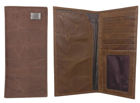 FSU Florida State University Leather Wallet Brown Checkbook Wallet Cover