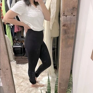 Spanx schwarze High Rise Leggings Gr. XLarge - Bild 1 von 5