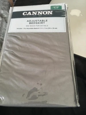 Falda de cama gris ajustable Cannon T/F Foto 1 de 3