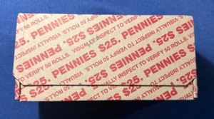 2023-D & 2024-D (4 ROLLEN) Lincoln Shield Cents OBW Rollen aus versiegelten Kartons - Bild 1 von 5