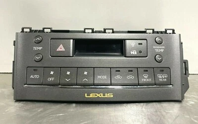 2010 LEXUS HS250H HEATER A/C CLIMATE TEMP CONTROL PANEL FACTORY OEM 84010-75040 - Image 1 of 4