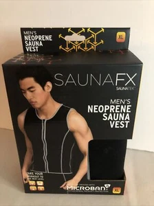 SaunaFX Men's Neoprene Sauna Vest Size XL New Open Box - Picture 1 of 5
