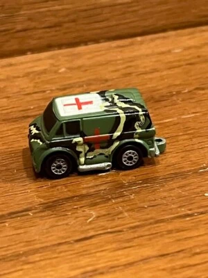 Micro Machines Military Green Medical Chevrolet 70's Ambulance Van Galoob - Image 1 of 4