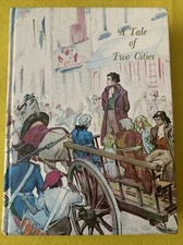 Vintage A Tale of Two Cities by Charles Dickens Illustrated Junior Library 1976