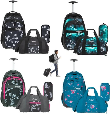 3T Set Trolley Elephant Hero Signature Schultrolley Rucksack 12800 Flower tsm - Bild 1 von 4