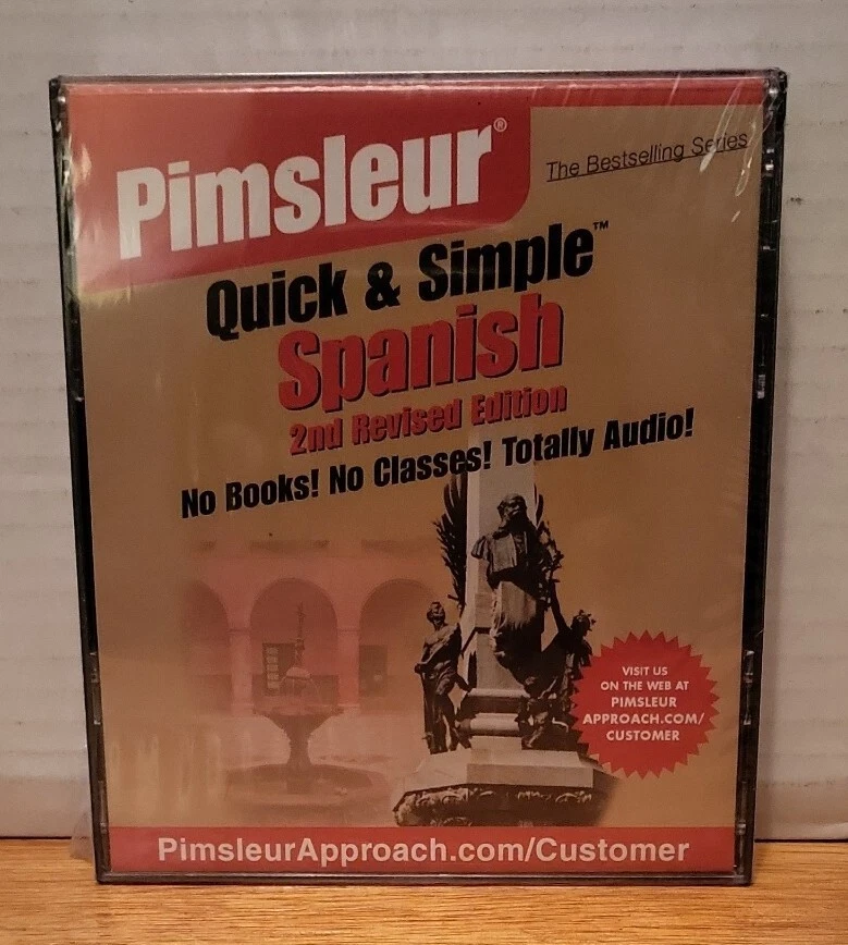 Pimsleur Quick & Simple Spanish 2nd Revised Edition New, Sealed 8 Audio Lessons  - Image 1 of 4