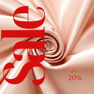 Bridal Satin Fabric Silky Poly 60" Wide Heavy Wedding Dress Drapery by The Yard - Picture 1 of 2