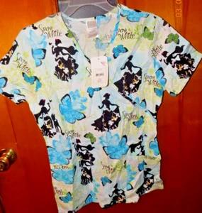 New Disney Snow White scrub top size XS - Picture 1 of 2