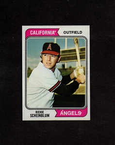 1974 Topps #323 Richie Scheinblum - California Angels - NM/MT - FREE SHIPPING! - Picture 1 of 2