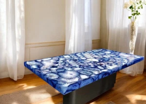 36"x24" Agate Office Table Gemstone Kitchen Slab Cafeteria Modern Furniture Deco - Picture 1 of 8