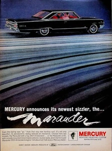 1963 Mercury Monterey Custom Marauder V-8 Automobile Vintage 60s Car Print Ad - Bild 1 von 2