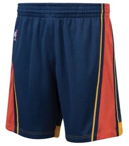 Navy Blue Golden State Warriors Mitchell & Ness NBA Men's Swingman Shorts - Picture 1 of 3