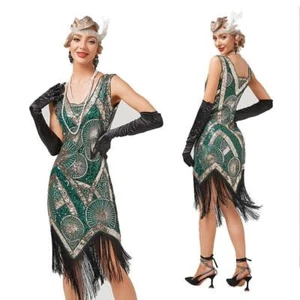 Vestido Retro Cóctel Años 20 Joseline Flapper Gran Fiesta Gatsby De Colección - Imagen 1 de 9