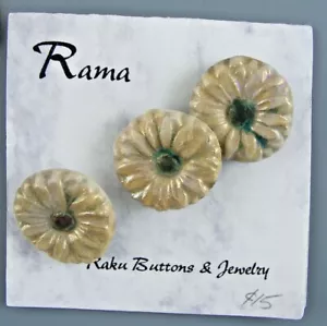 RAMA-RAKU BUTTON SET - 3 - Picture 1 of 4