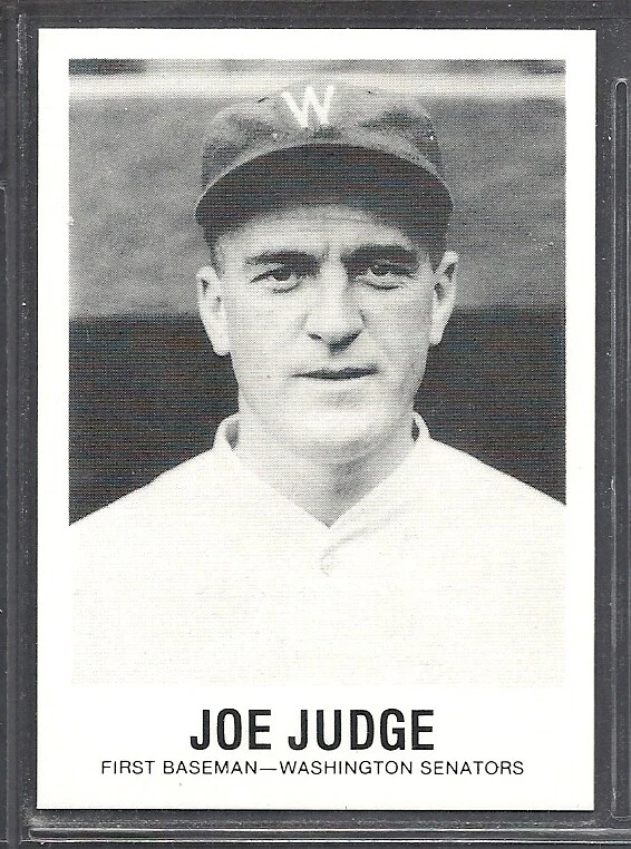 1980 TCMA Renata Galasso - #130 - Joe Judge - Washington Senators - Image 1 of 1