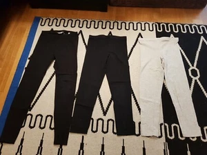 3tlg. H&M,TCHIBO Leggings-Set 122/128 Hose leo clean boho öko wald strumpf zar - Bild 1 von 12