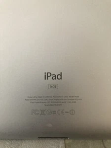 Apple iPad 2 A1395 9.7" LCD Display 16GB 512MB RAM Dual Core Tablet Locked WiFi - Picture 1 of 4
