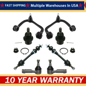 8pc Front Upper Control Arm Tierod for 2005-2008 Ford F-150 Lincoln Mark LT H3 - Picture 1 of 6