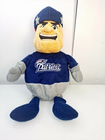 NEW ENGLAND PATRIOTS Mascot Plush Patriot Football Reversible Stuffed Toy Cover