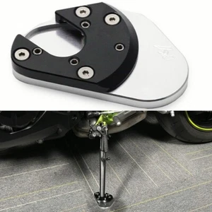 Side Kickstand Stand Extension Plate For KAWASAKI NINJA250R ER6F Z 250/300/1000R - Foto 1 di 23