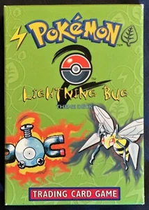 POKEMON: TCG GEÖFFNET/LEERE THEMENDECK BOX LIGHTNING BUG OHNE KARTEN 1999 - Bild 1 von 2