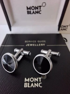 Montblanc Manschettenknöpfe 116636 Steel/ONYX Cufflinks Essential Sartorial OVP - Bild 1 von 9