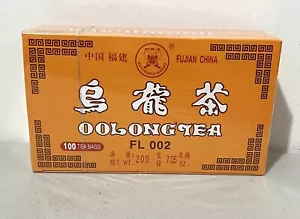 BUTTERFLY BRAND China FUJIAN Oolong Tea 100 Tea Bags - Picture 1 of 1