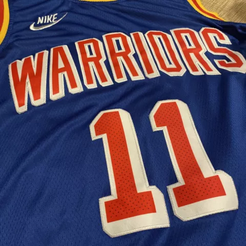 Klay Thompson Golden State Warriors Nike Classic Edition Swingman Jersey Men XL Cover