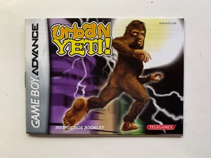 Urban Yeti Manual Instruction Booklet GameBoy Advance Nintendo GBA - Bild 1 von 11
