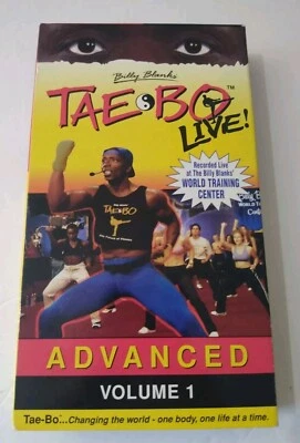 Billy Blanks Tae Bo Live Advanced Volume 1 1999 VHS Tested - Image 1 of 4