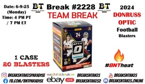 GREEN BAY PACKERS 2024 Panini Donruss Optic Blaster CASE 20 BOX Break #2228 - Picture 1 of 1