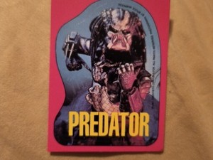 1987 Topps Predator Fright Flicks Stickers Predator #8 Chase