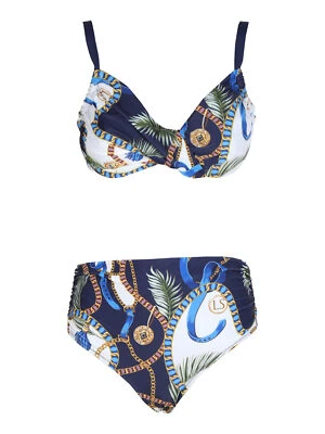 linea sprint Bikini donna a vita alta con stampe - Imagen 1 de 3