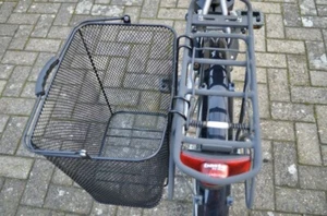 Fahrradkorb seitlich zum Einhängen an Gepäckträger Seitenkorb Fahrrad Korb - Bild 1 von 4