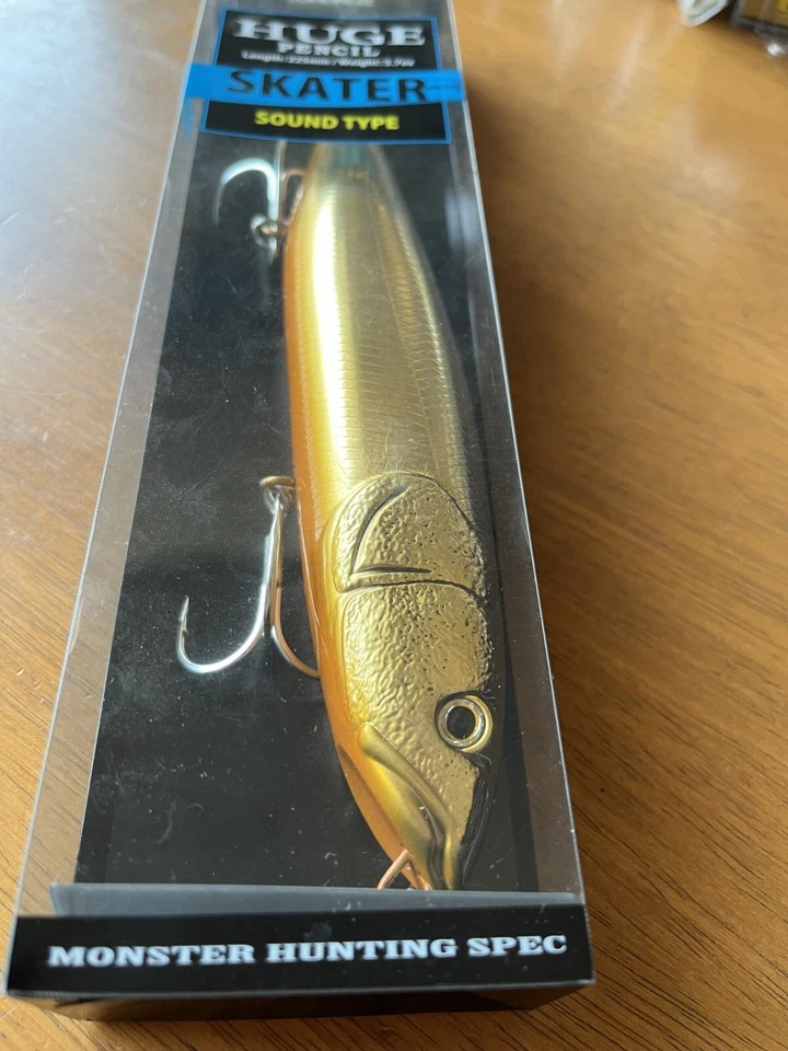 Deps HUGE PENCIL Skater Sound Type #1 Kurokin length 225mm weight 3.7oz