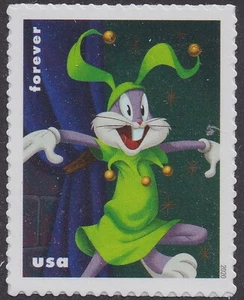 US 5497 Bugs Bunny Jester F single MNH 2020 - Picture 1 of 1