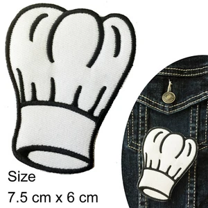 Chef Iron on patch baker cook baking cooking restaurant food iron-on patches - Picture 1 of 2