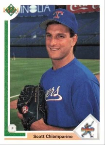 1991 Upper Deck Baseball Scott Chiamparino Texas Rangers #8 - Picture 1 of 2