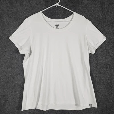 Camisa masculina REI Co-op 2XL XXL branca desempenho secagem rápida atlética ao ar livre - Imagem 1 de 4