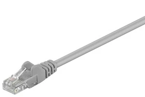 3x Câble patch RJ45 U/UTP Cat5e 15.00m gris - Photo 1/2